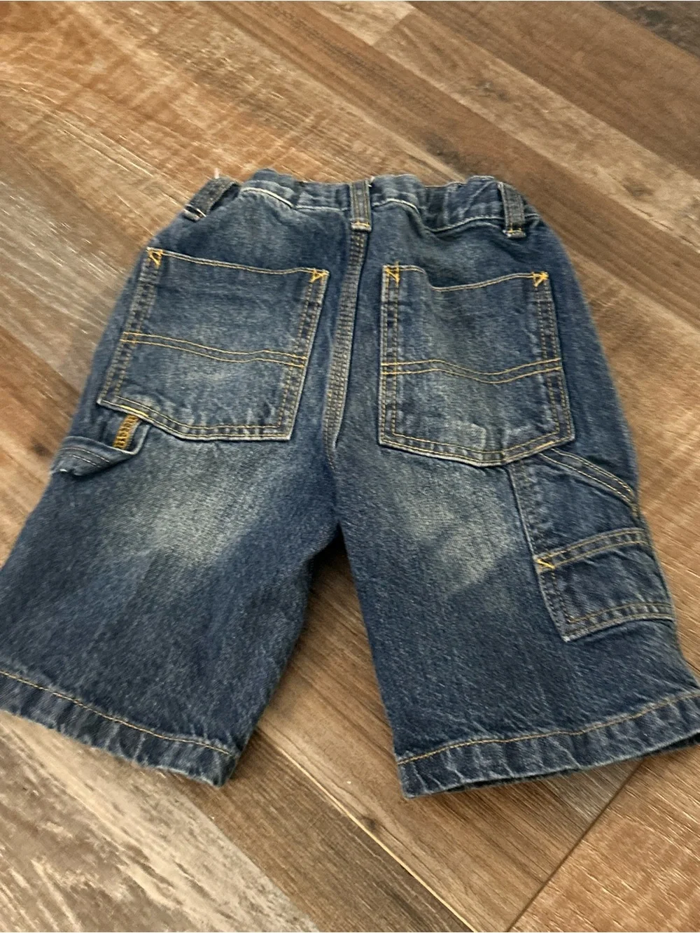 50%offw❤️Oshkosh b Gosh Boys  Demin Carpenter Shorts 7 adjustable waist